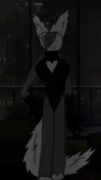 ai character: Laura White furry background