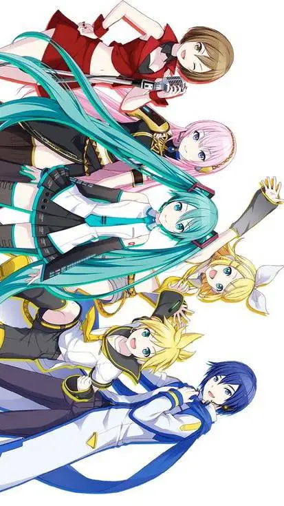 ai character: Virtual Singer  background