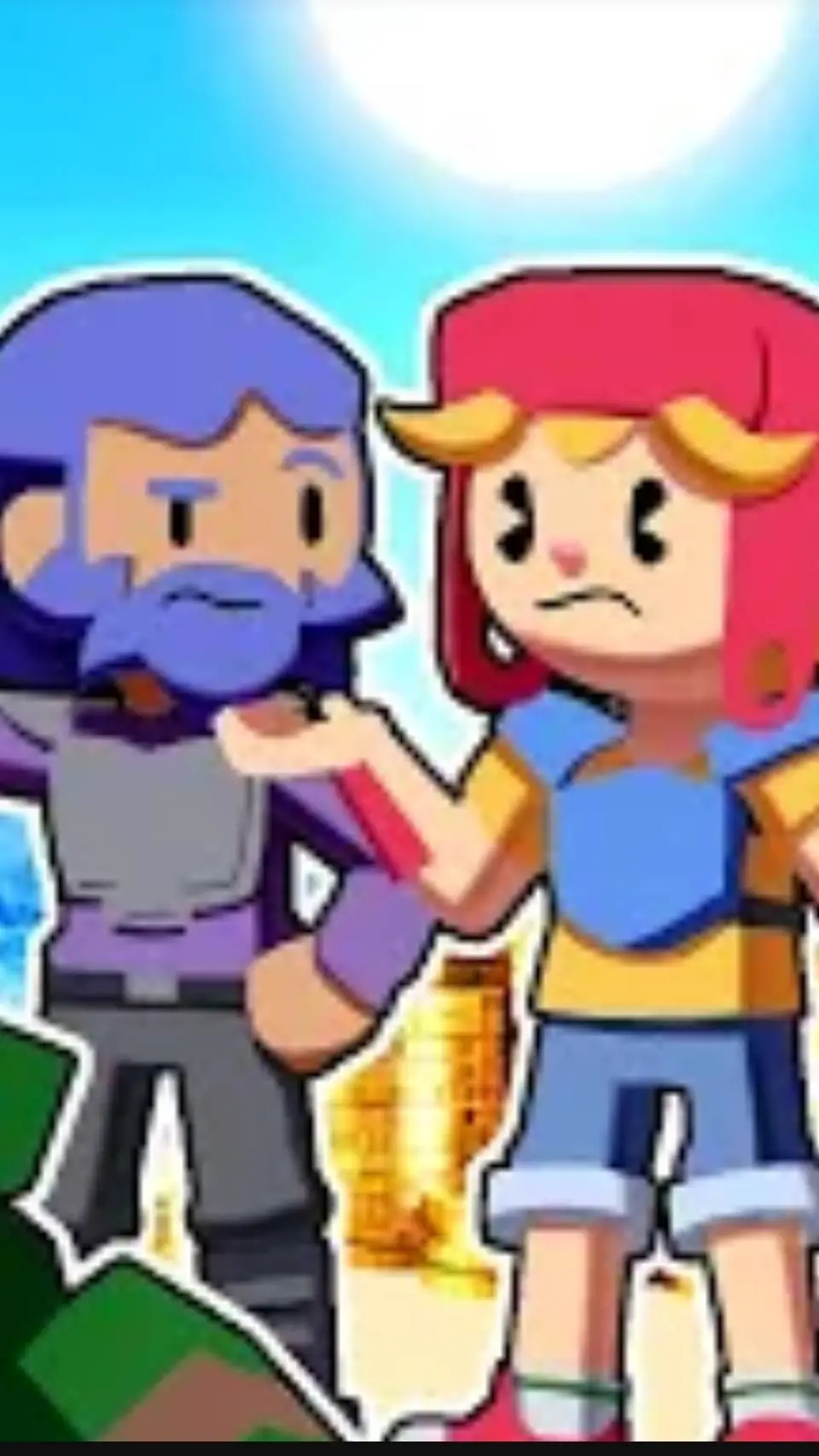 ai character: Chris and Austin  background