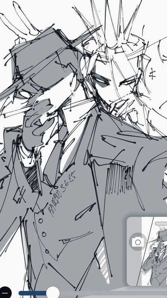 ai character: frozendebt background