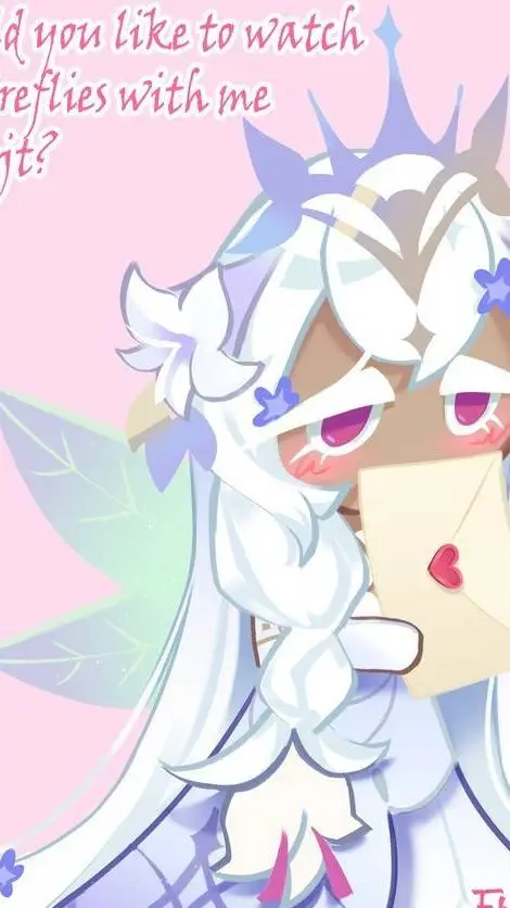 ai character: White lily background