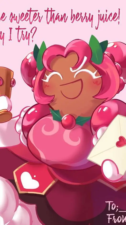 ai character: Holly berry background