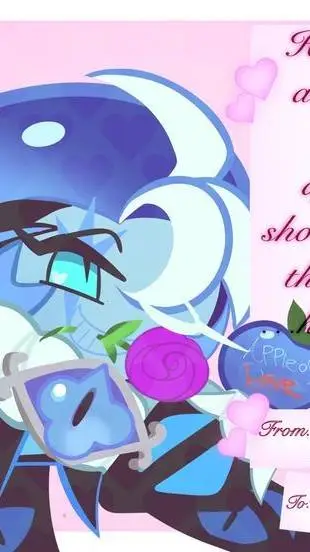 ai character: Shadow milk cookie background