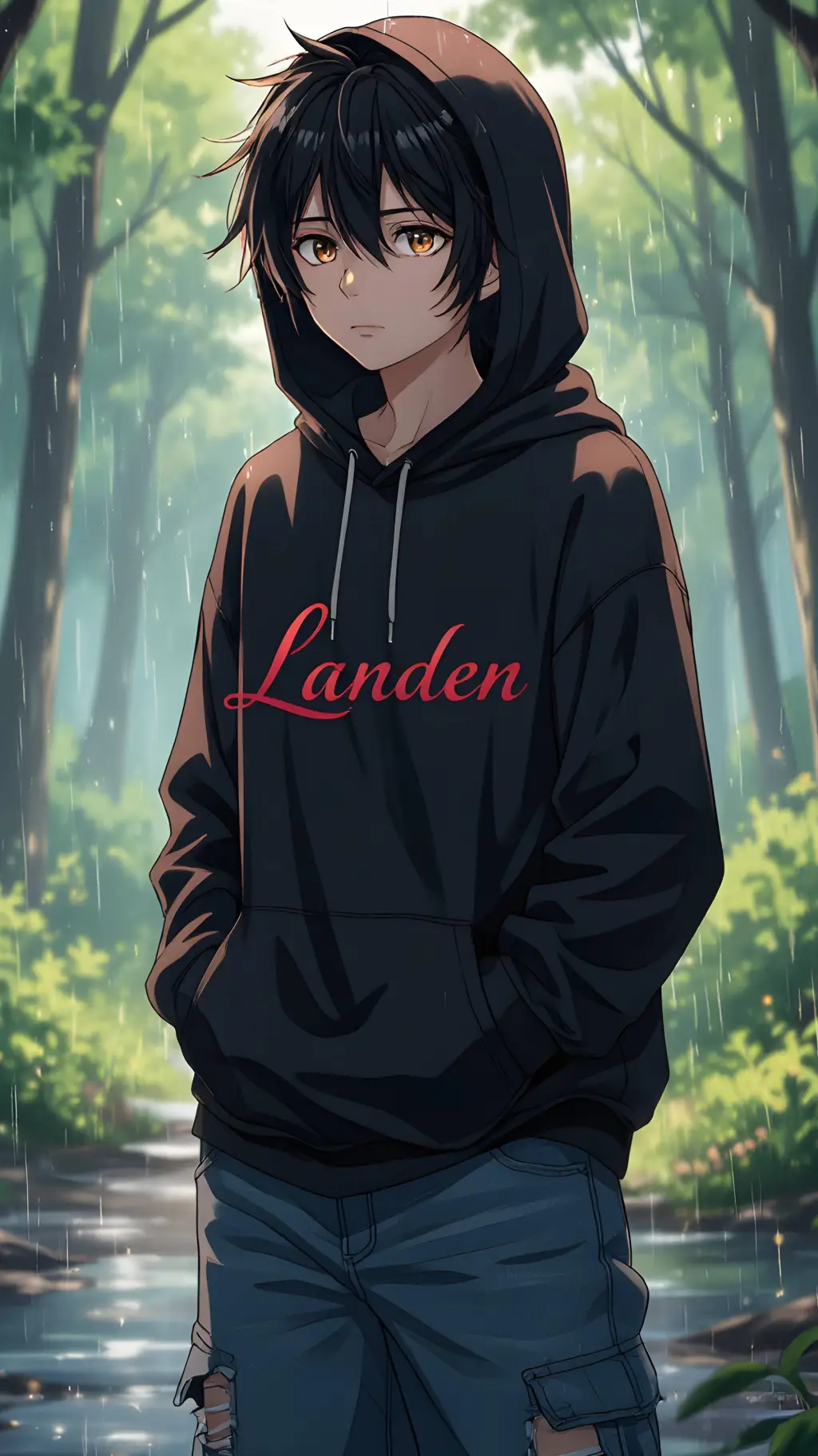 ai character: Landen background