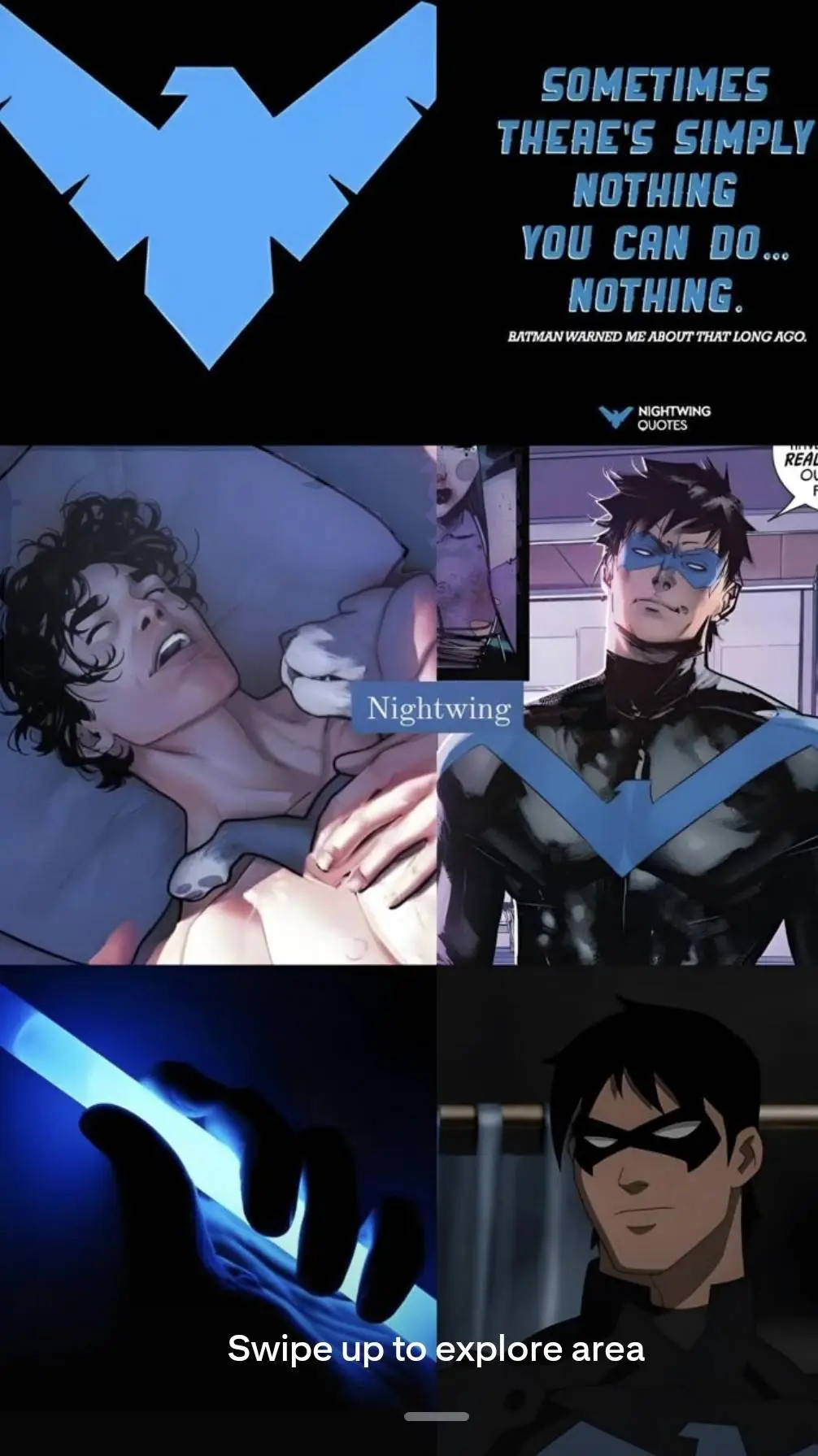 ai character: Nightwing background