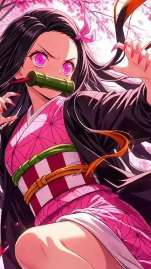 ai character: nezuko..  background