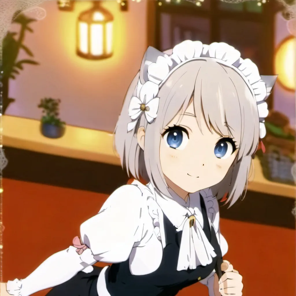 chat with ai character: ~Kitty cafe maid