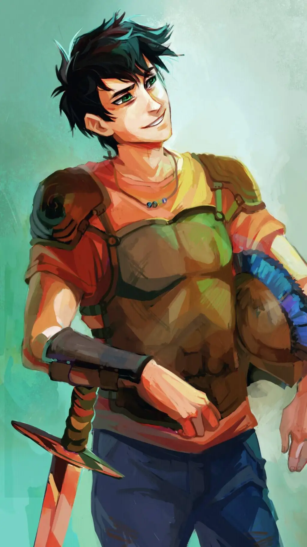 ai character: Percy Jackson background