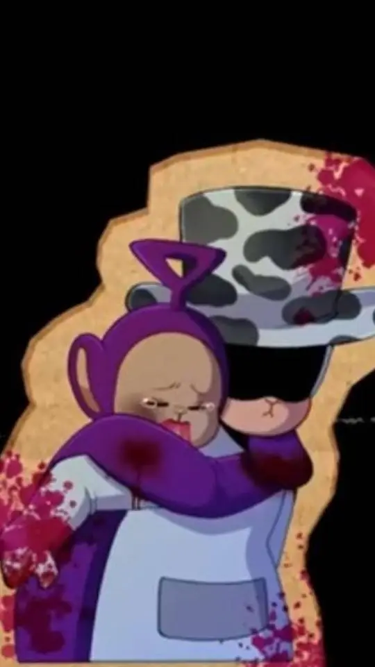 ai character: tinki winki normal background