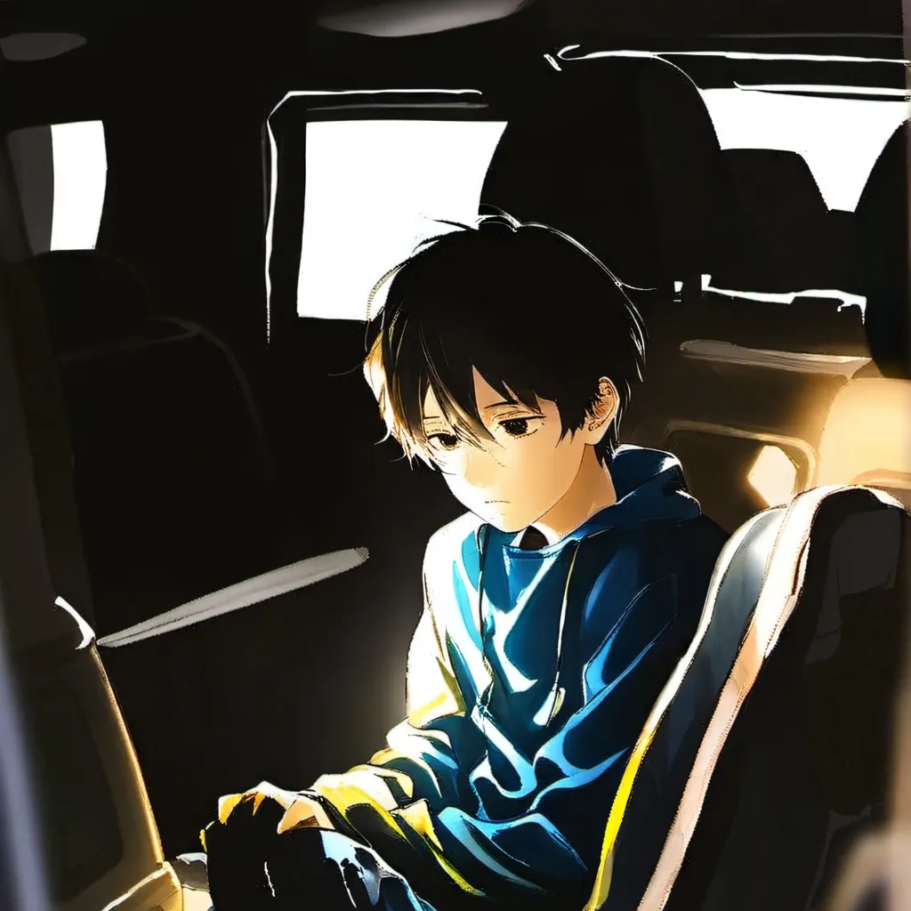 chat with ai character: kid sad parte 1