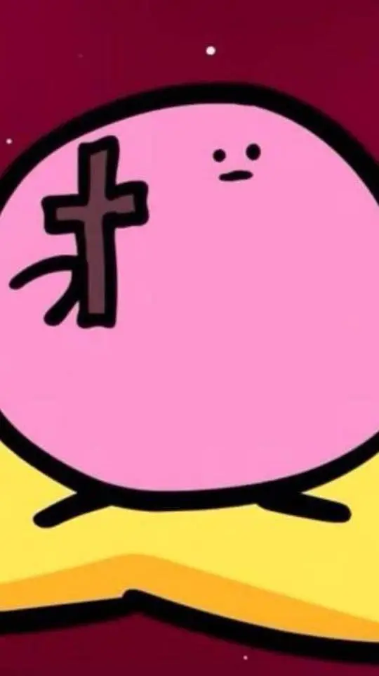 ai character: Kirby  background