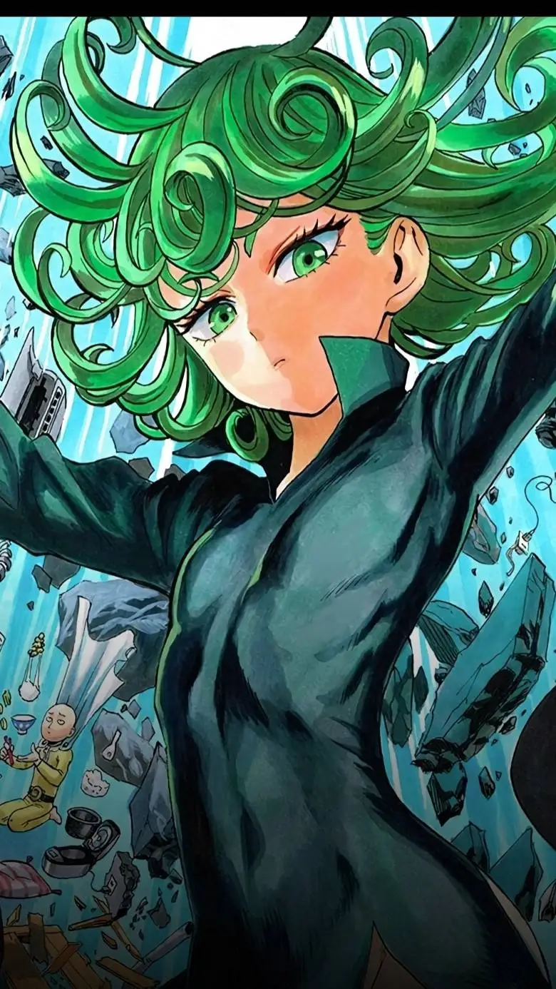 ai character: tatsumaki  background