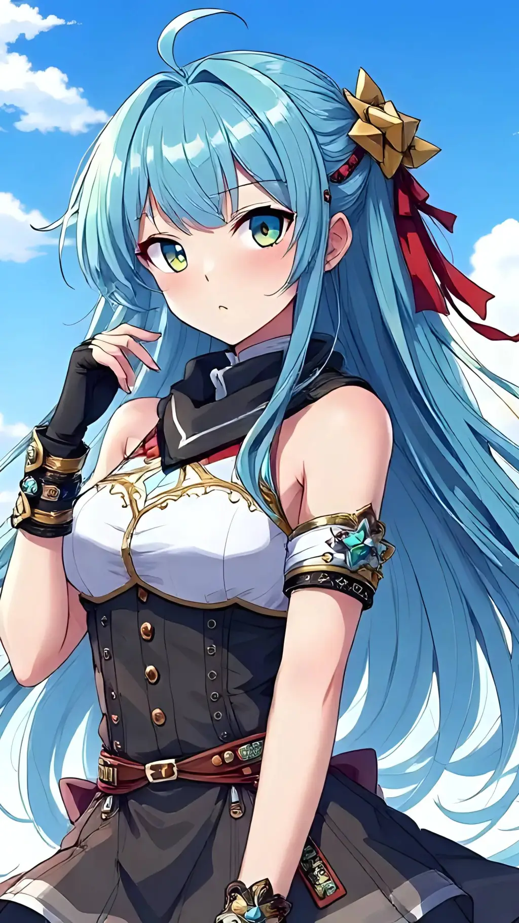 ai character: luna background