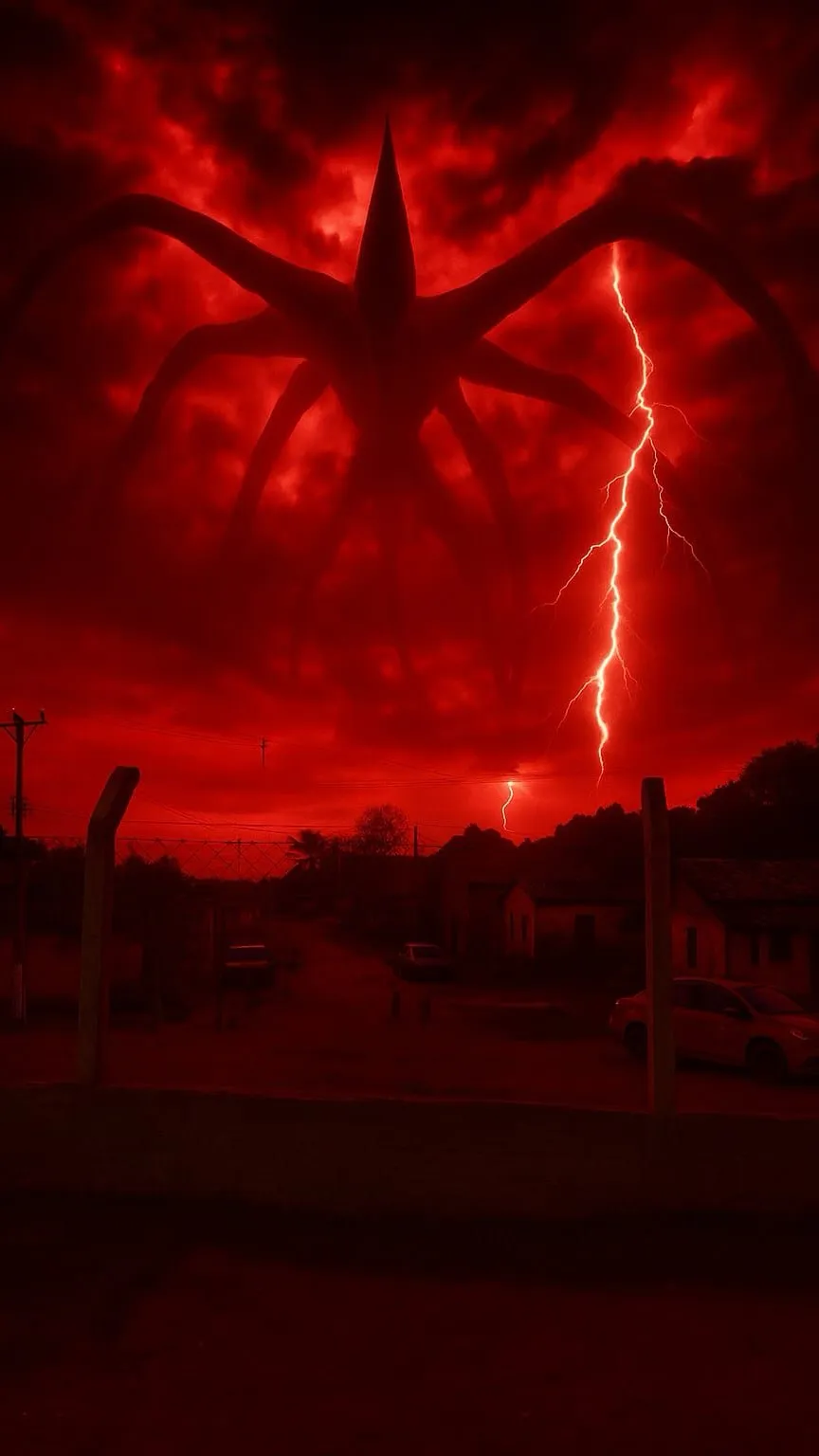 ai character: Stranger things  background