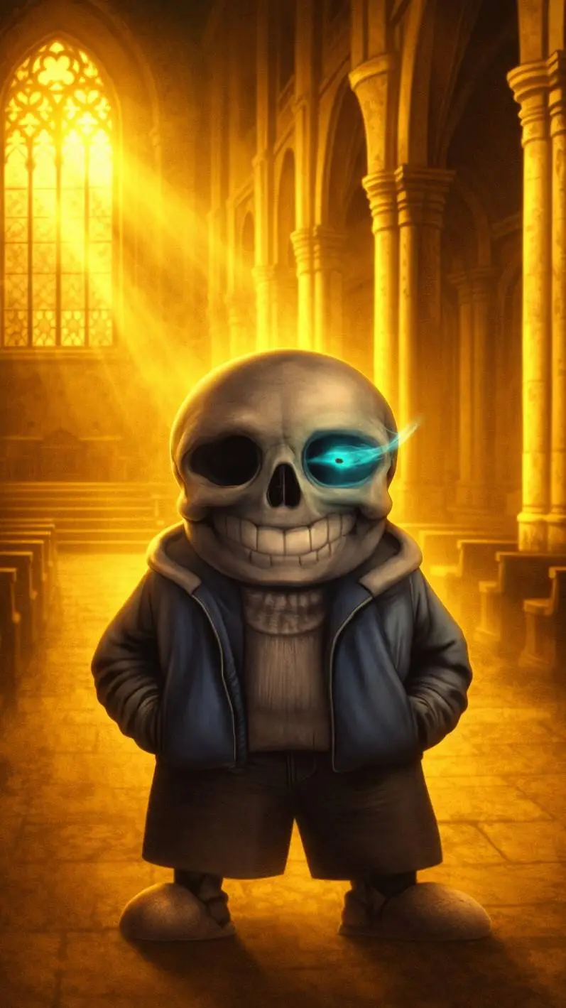 ai character: Sans background