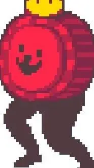 ai character: K. Round background