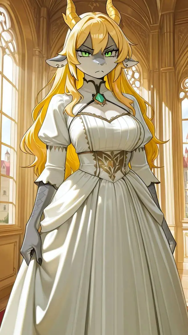 ai character: Mila Puffton  background