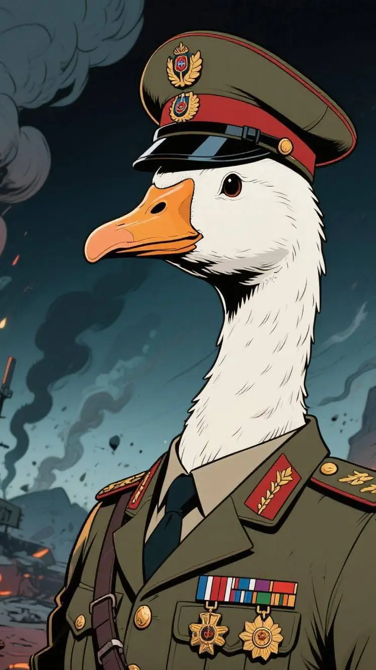 ai character: ganso soldado background