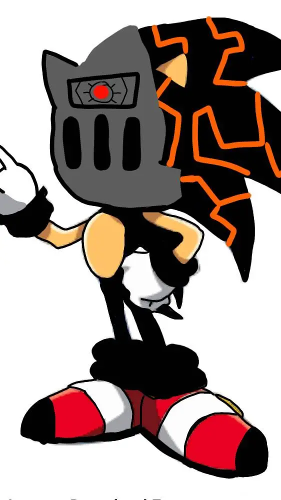 ai character: magma knight form background