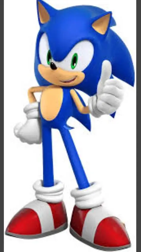ai character: sonic pick me background