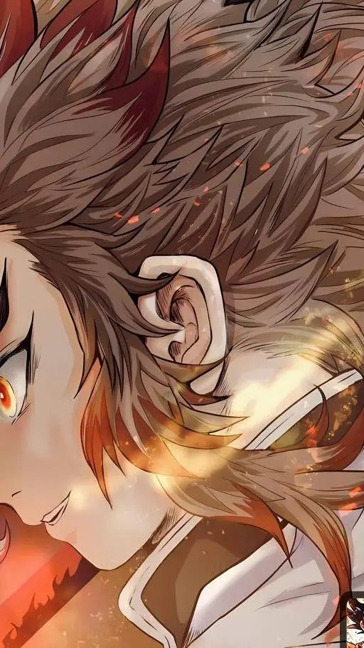 ai character: kyojuro rengoku background