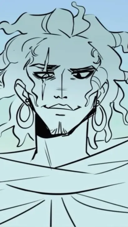 ai character: Antinous  background