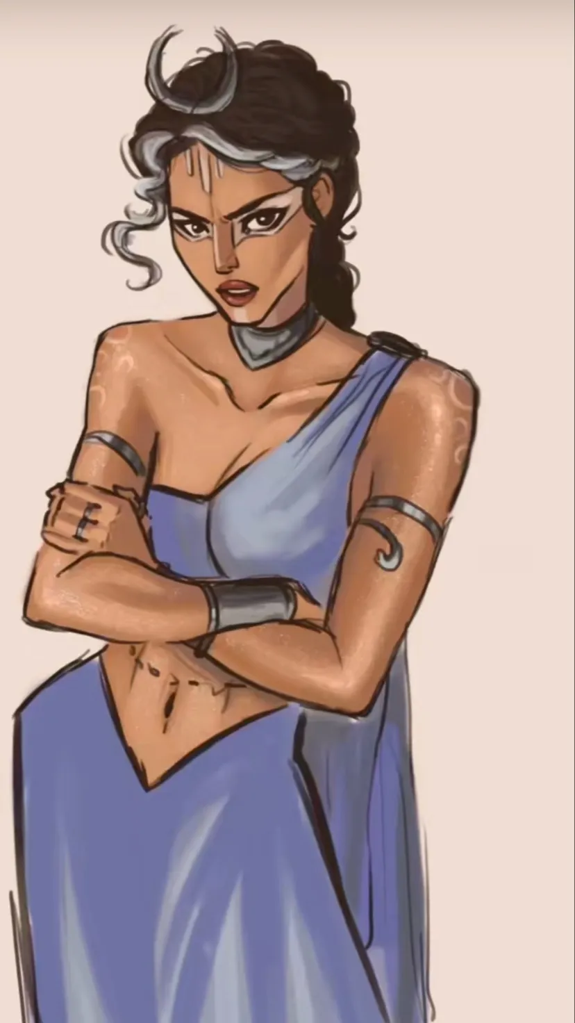 ai character: 🐺~{Artemis}~🐺 background