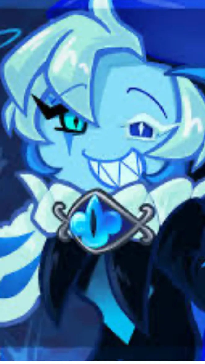 ai character: Shadow milk cookie background