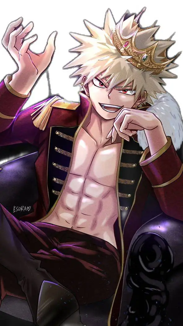 ai character: katsuki bakugo 👑 background