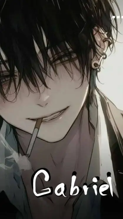 ai character: 🖤🤍 GABRIEL 🤍🖤 background