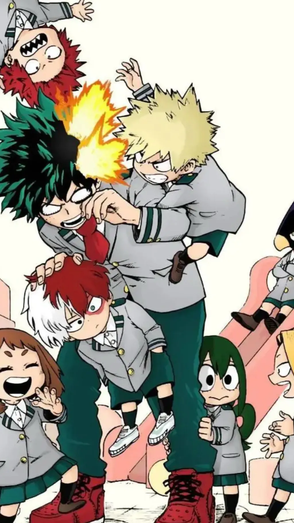 ai character: mha but kids? background