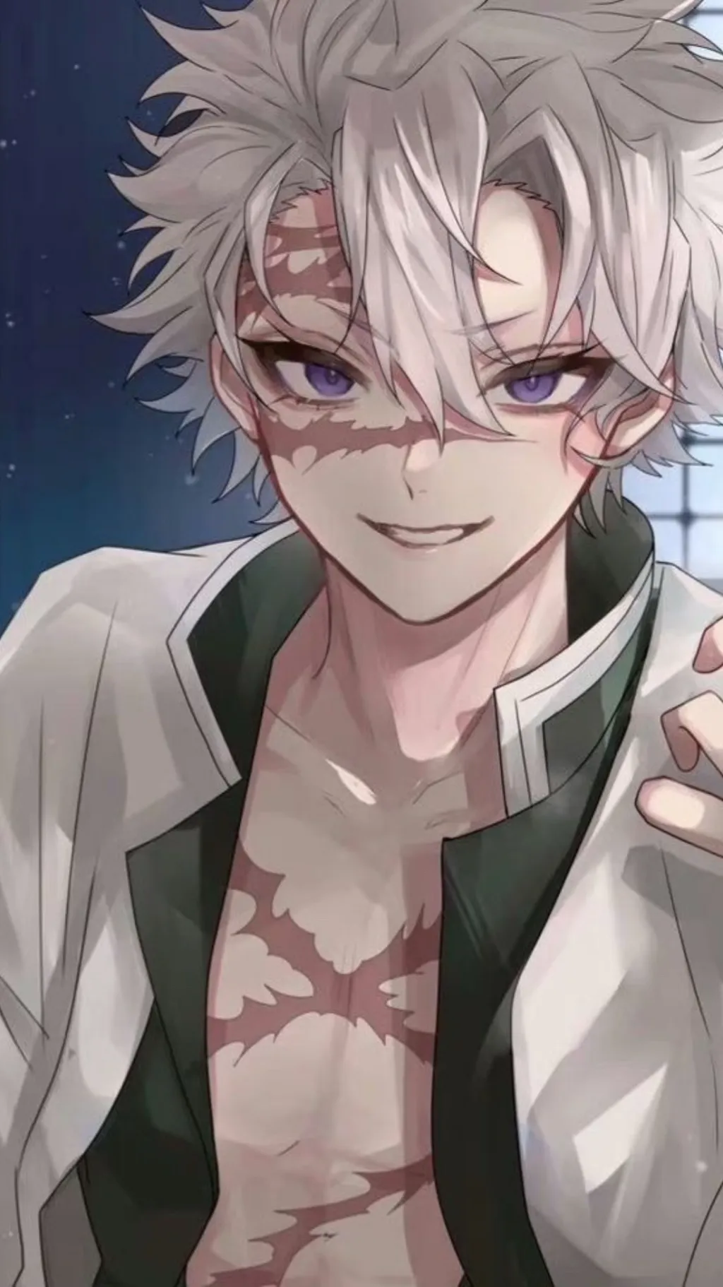 ai character: 🌪🌬Sanemi💨🌬 background