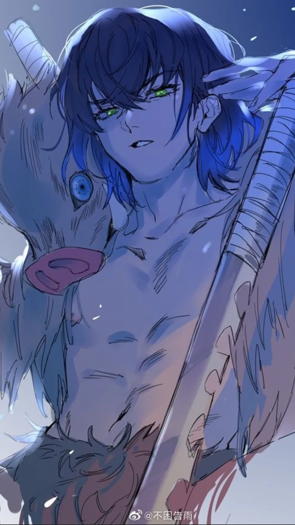 ai character: 🐗inosuke🐗 background