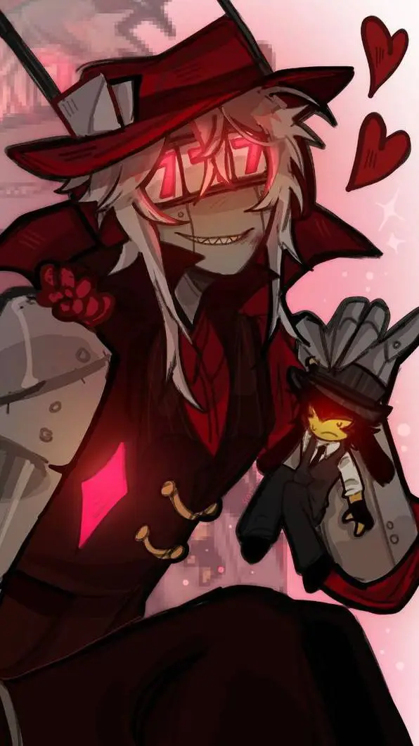 ai character: DoubleFedora Oppos background