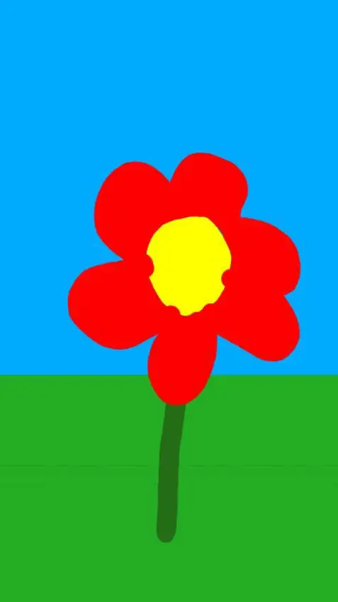 ai character: flower  background