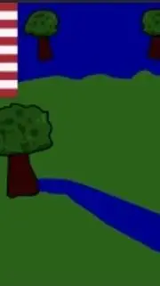 ai character: river gee country background