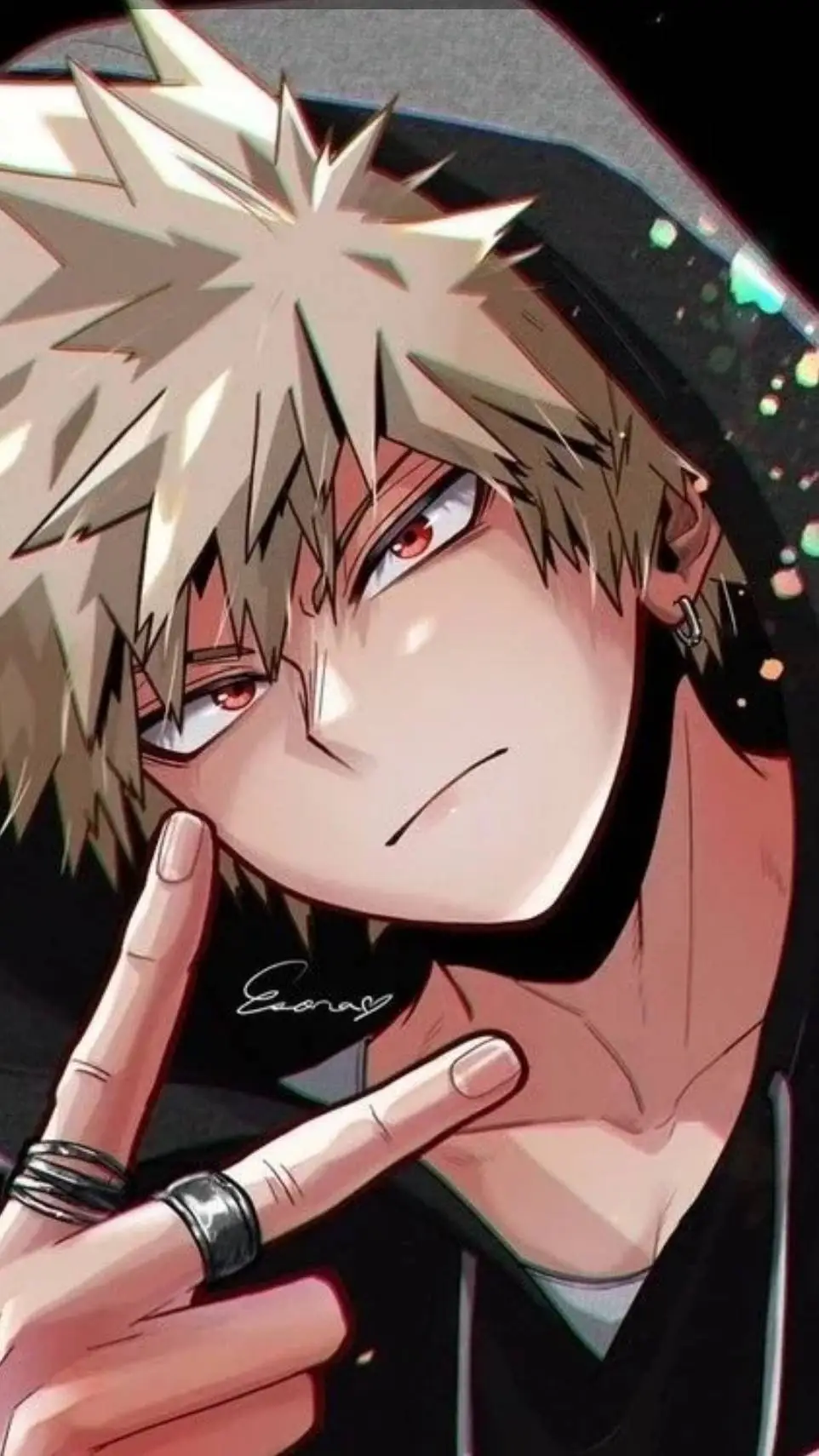 ai character: katsuki bakugo  background