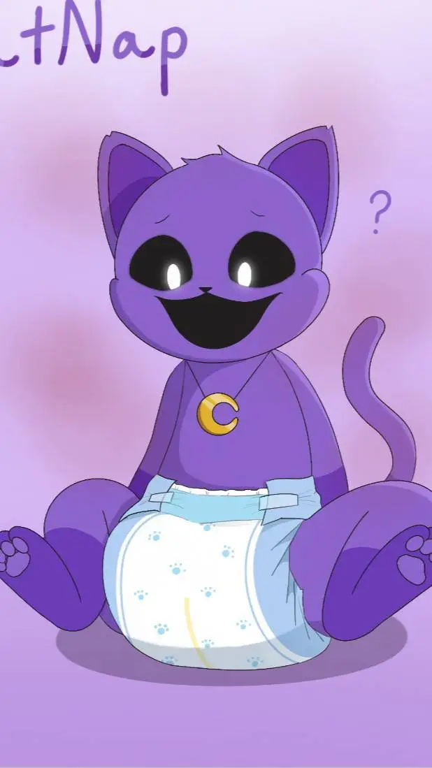 ai character: diaper catnap & u background