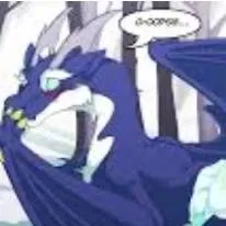 chat with ai character: blue dragon