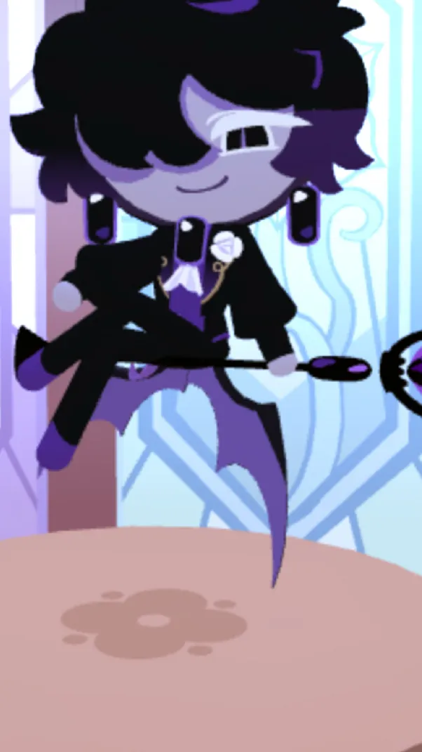 ai character: Black sapphire background