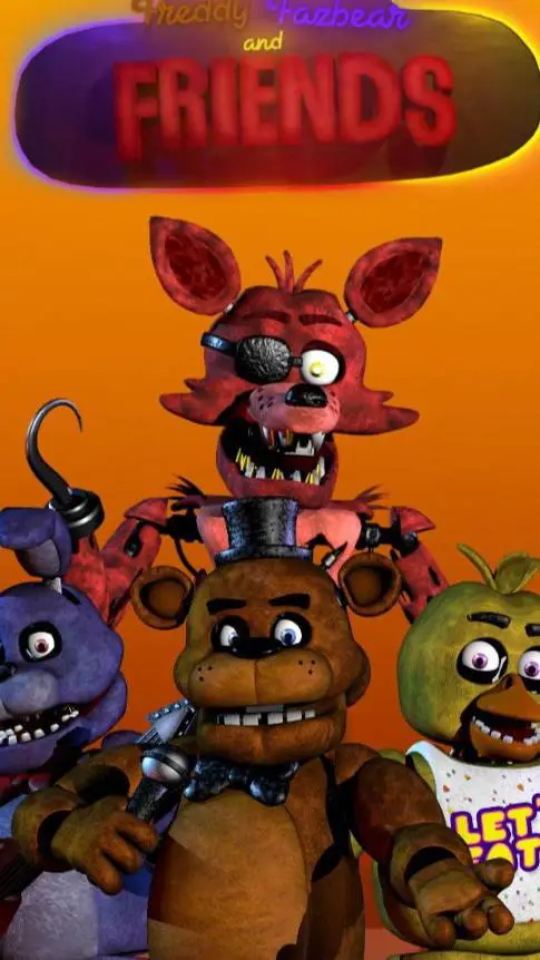 ai character: freddy fazbear  background