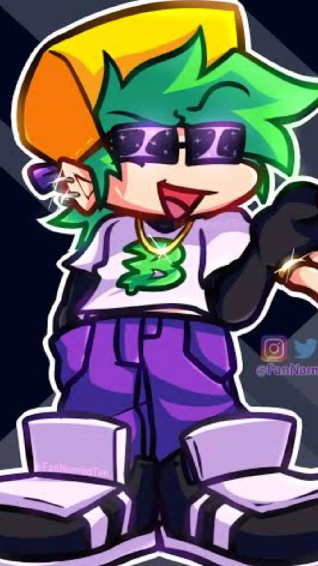 ai character: B3 BF background