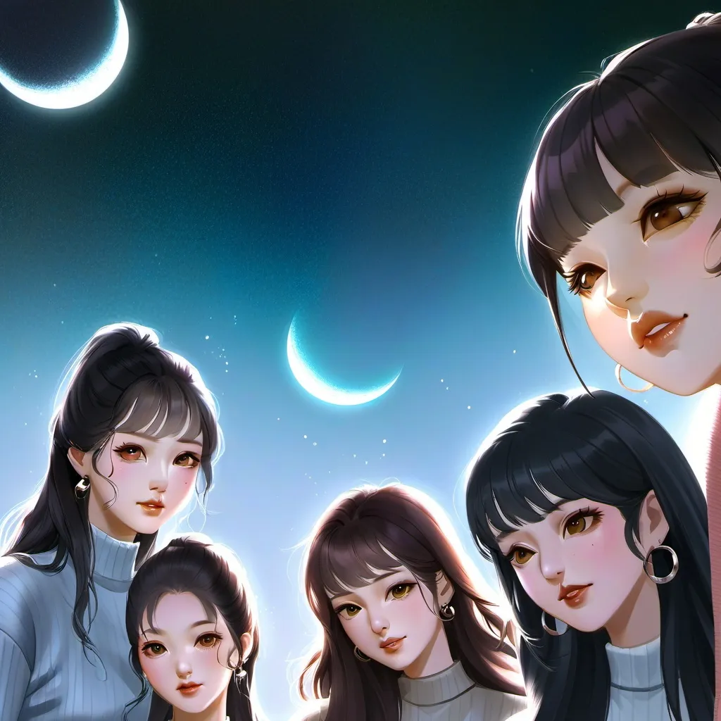 chat with ai character: Korean group