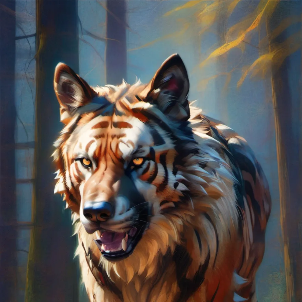 chat with ai character: TigerDog hybrid :)