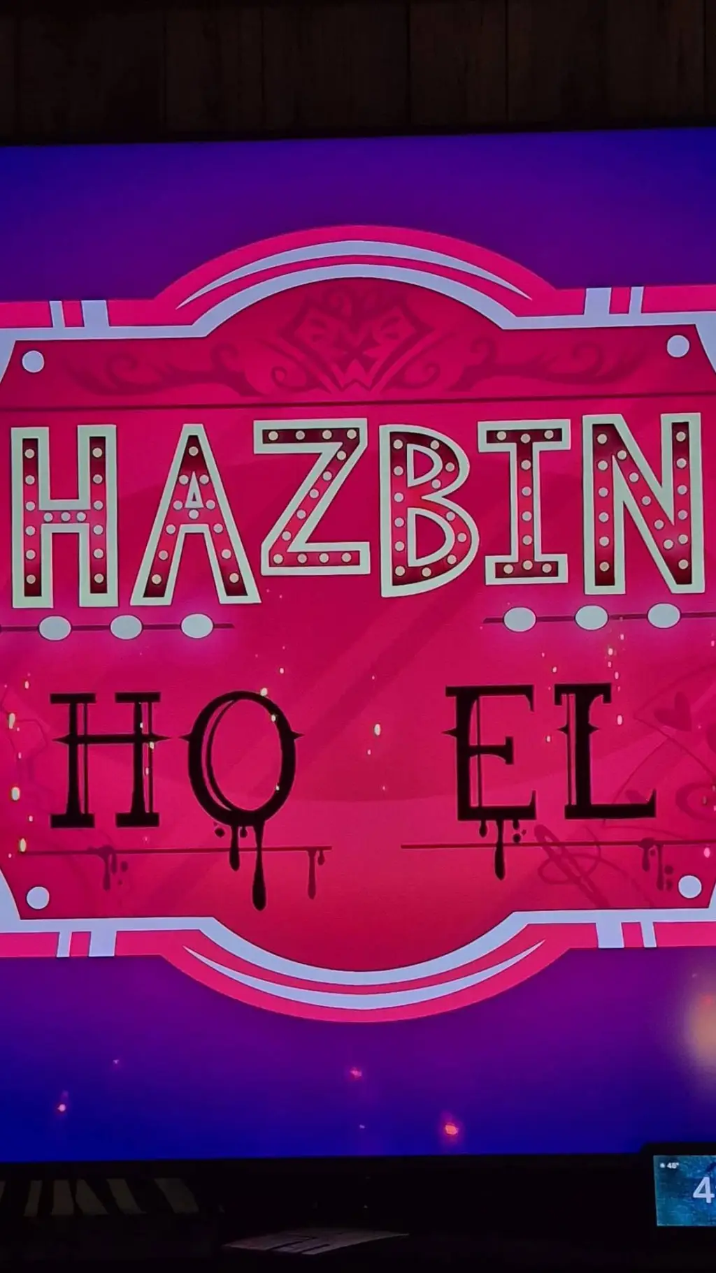 ai character: Hazbin hotel.  background