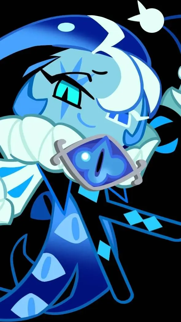 ai character: Shadow milk cookie background