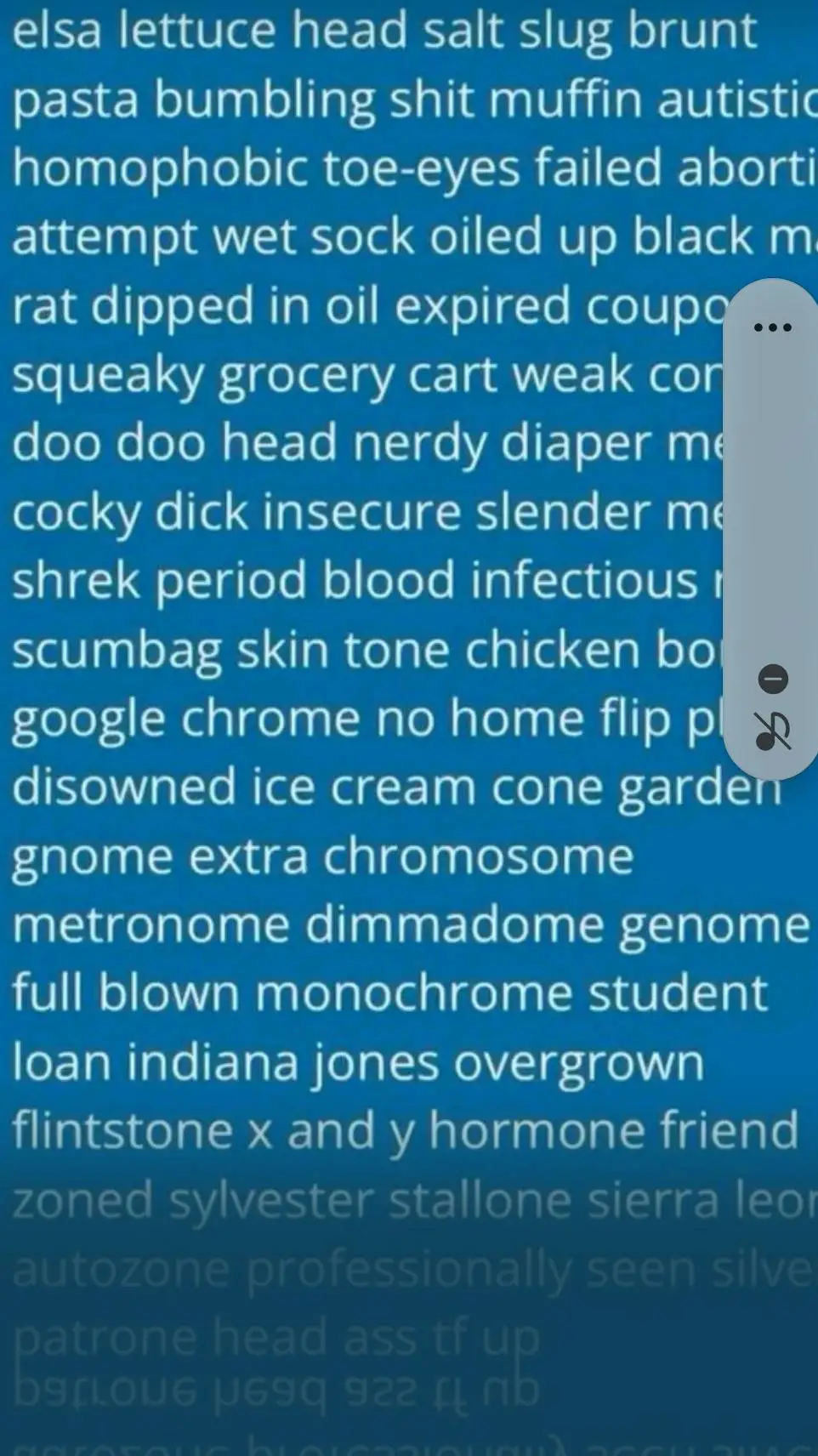 ai character: Fruitcake background