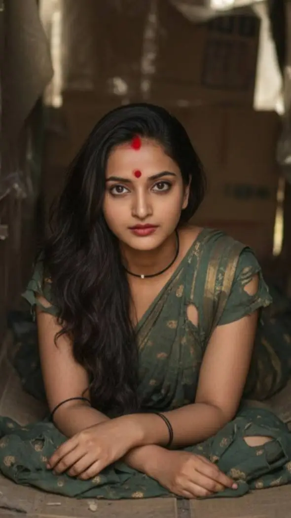 ai character: Rukmini  background