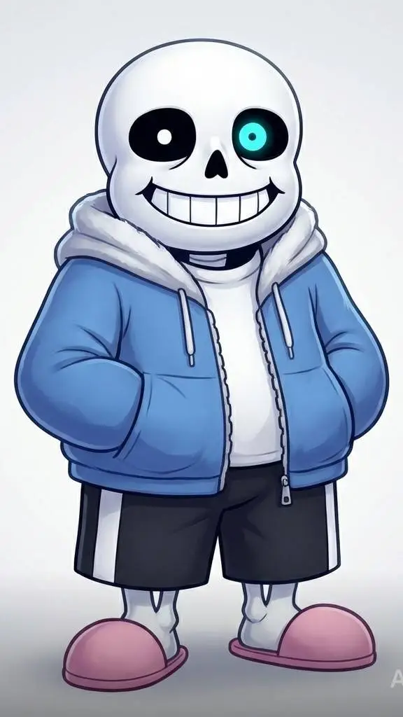 ai character: Sans background