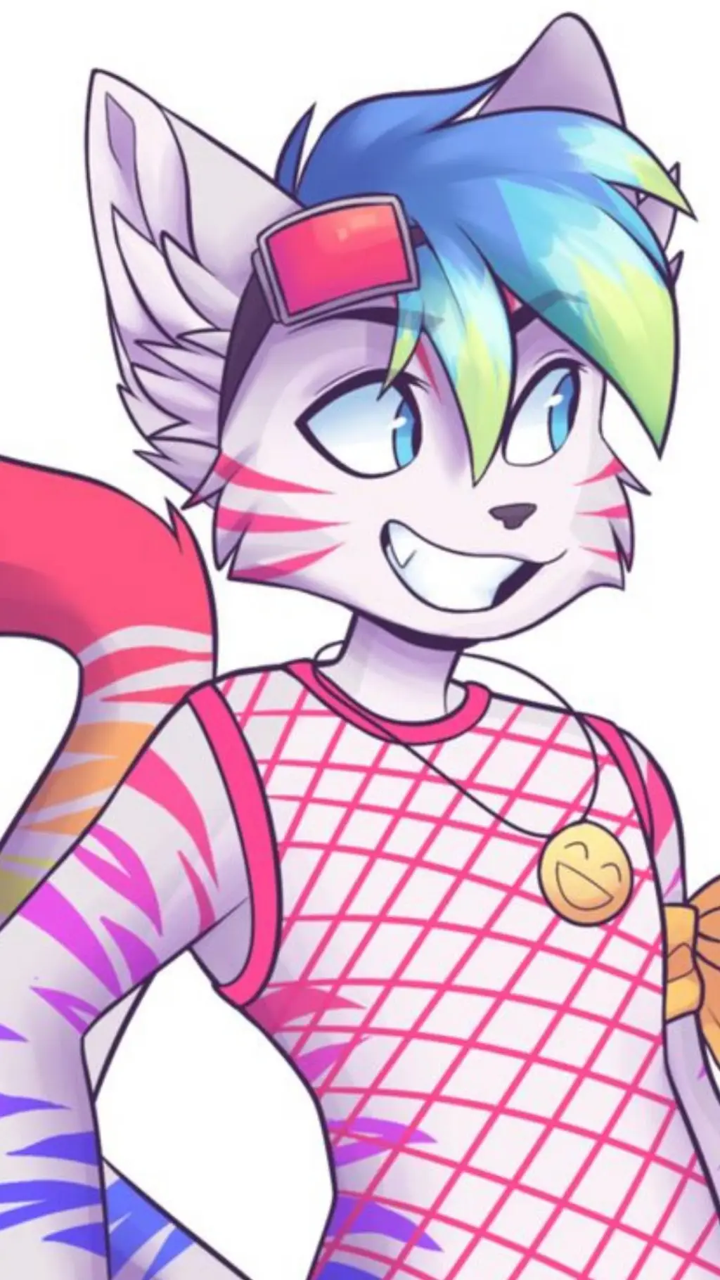 ai character: Dani aiki furry  background